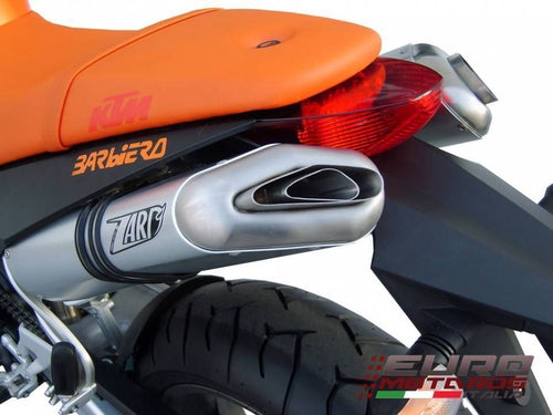 KTM Superduke 990 Zard Exhaust 2 Penta Silver Slipon Silencers Road Legal