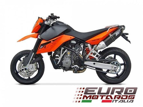 KTM 950 SM / 990 SM SMT Zard Exhaust 2 Penta Ceramic Black Silencers Road Legal