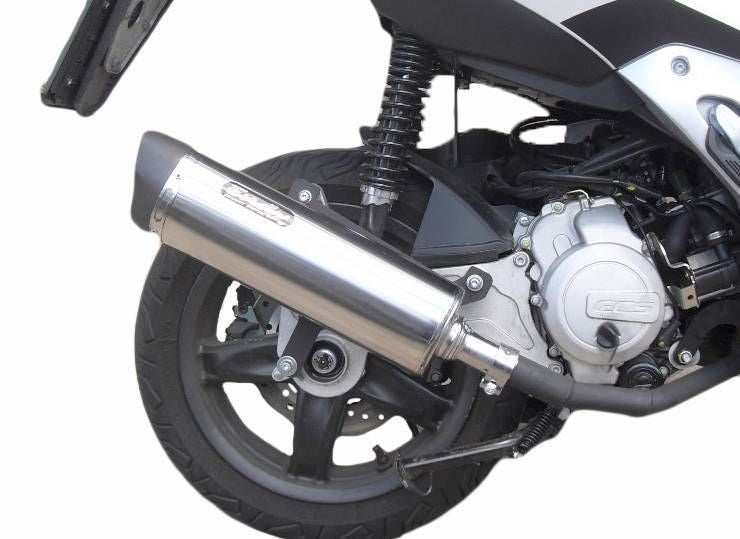 Kymco XCITING 500 i 2007-2012 Endy Exhaust Full System Evo-II Stainless