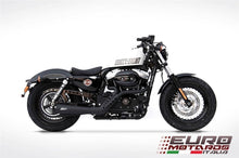 Load image into Gallery viewer, Harley Davidson Sportster 2014-2016 Zard Sport Exhaust System Ceramic Black