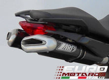 Load image into Gallery viewer, Aprilia Shiver 750 Zard Exhaust Penta Black Ceramic Silencers Road Legal