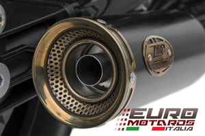 Moto Guzzi V9 Bobber /Roamer 16-19 Zard Exhaust Dual Slim Slipon Black Silencers