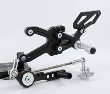 Load image into Gallery viewer, Triumph Daytona 675 06-12 ARP Adjustable Rearsets RST02 Standard &amp; Reverse Shift