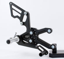 Load image into Gallery viewer, Triumph Daytona 675 06-12 ARP Adjustable Rearsets RST02 Standard &amp; Reverse Shift