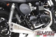 Load image into Gallery viewer, Triumph Thruxton Injected Model Zard Exhaust Full System + Low Short Silencer
