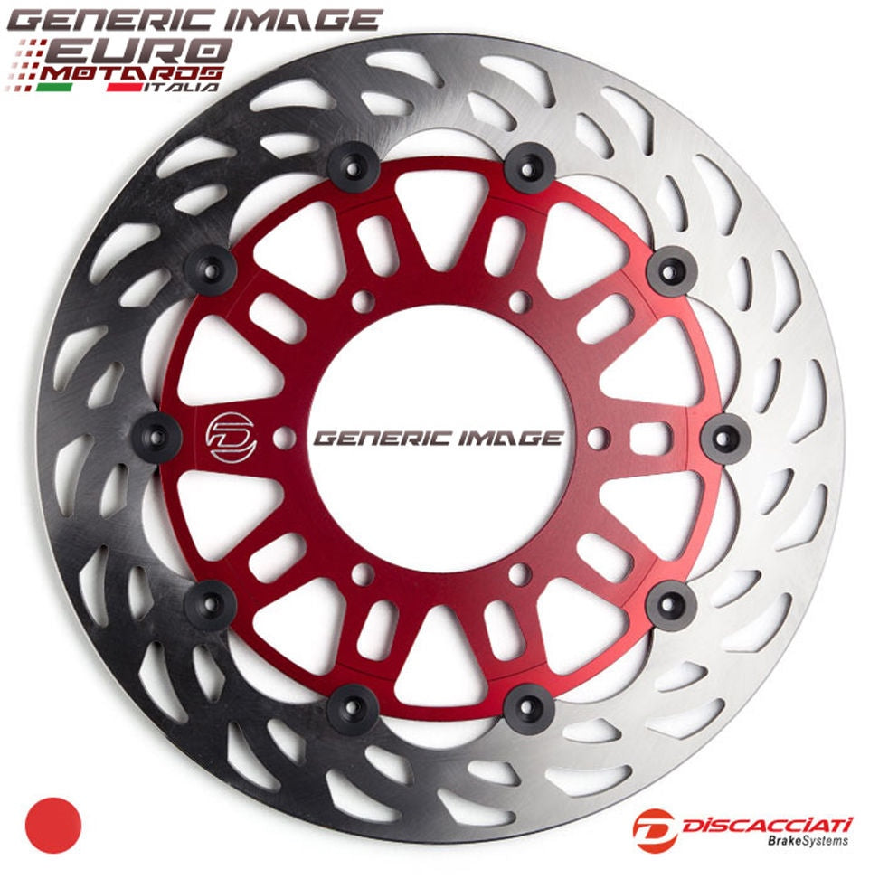 Aprilia RS 250 1995-2002 Discacciati Light Brake Disc Rotors Pair Red or Black