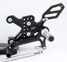Load image into Gallery viewer, Kawasaki ZX10R No ABS 2011-15 ARP Adjustable Rearsets RSK10 STD &amp; Reverse Shift