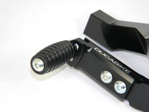 Ducabike Adjustable Rearsets Black Ducati 899 1199 Panigale + Reverse Shifting