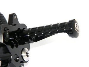 Ducabike Adjustable Rearsets Black Ducati 899 1199 Panigale + Reverse Shifting