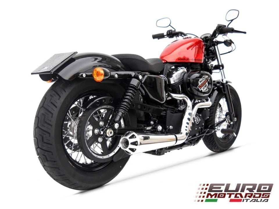 Harley Davidson Sportster 2014-2016 Zard Exhaust System Mirror Polished E Legal