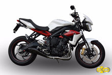 Load image into Gallery viewer, Triumph Street Triple 2013-2016 EXAN X-Black Evo Exhaust Slip-On Silencer New