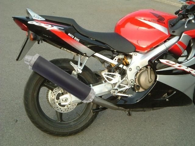 Honda CBR600F 2001 2003 Endy Exhaust Silencer Supra Black Euro