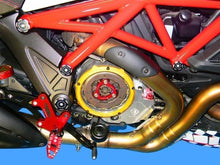 Load image into Gallery viewer, Ducabike Clear Clutch Cover Sil/Gld Ducati Multistrada 1200 Monster 696 796 1100