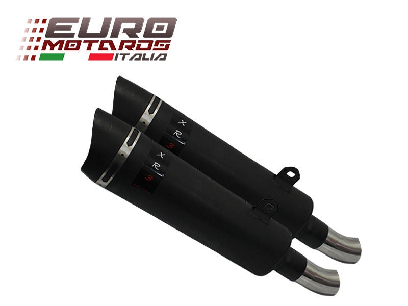 Honda VTR 1000 SP-1 2000-2001 Endy Exhaust Slip-On Dual Silencers XR3 Black New