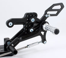Load image into Gallery viewer, Yamaha MT03 R3 2016-2021 ARP Adjustable Rearsets RSY12 Standard &amp; GP Shift