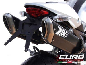 Ducati Monster 696 796 1100 Zard Exhaust Penta Silencers Carbon Racing +2.5HP