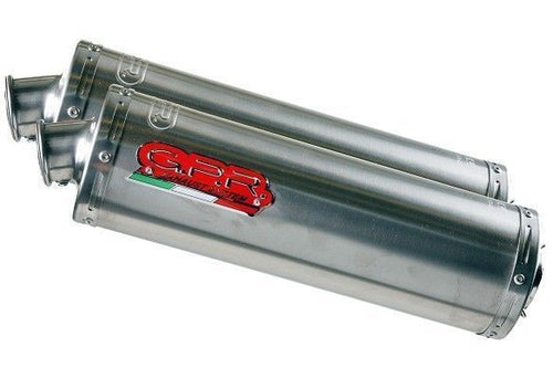 Ducati Monster 600 620 695 GPR Exhaust Systems SS Oval Slipon Mufflers Silencers