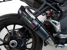 Load image into Gallery viewer, Triumph Speed Triple 1050 2011-2015 Single Low GPR Exhaust GPE CF SlipOn STOCK