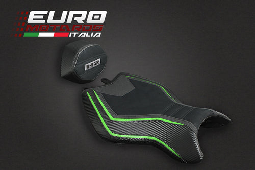 Luimoto Suede Tec-Grip Seat & Cowl Covers New For Kawasaki H2 2015-2020