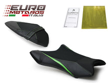 Load image into Gallery viewer, Luimoto Team Kawasaki Suede Tec-Grip Seat Covers Set For Kawasaki ZX10R 2016-20