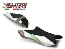 Load image into Gallery viewer, Luimoto Team Kawasaki Suede Tec-Grip Seat Covers Set For Kawasaki ZX10R 2016-20