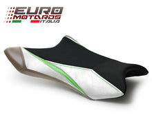 Load image into Gallery viewer, Luimoto Team Kawa Suede Tec-Grip Seat Cover For Rider For Kawasaki ZX10R 2011-20