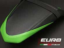 Load image into Gallery viewer, Luimoto Team Kawasaki Tec-Grip Seat Covers Set For Kawasaki Ninja 650 Z650 17-19