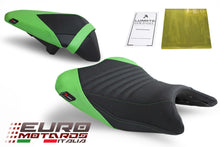 Load image into Gallery viewer, Luimoto Tec-Grip Race Seat Covers Set For Kawasaki Z250 Z400 2019-2023