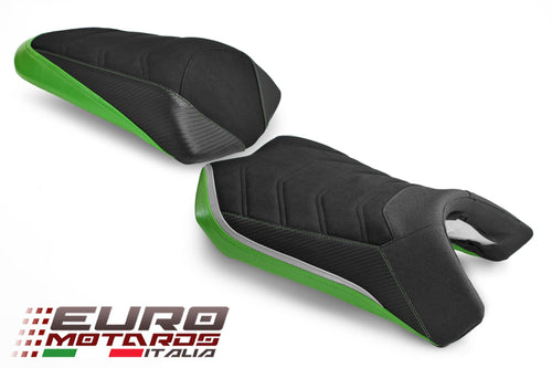 Luimoto Suede Tec-Grip Seat Covers Set For Kawasaki Ninja 1000 Z1000SX 2017-2018