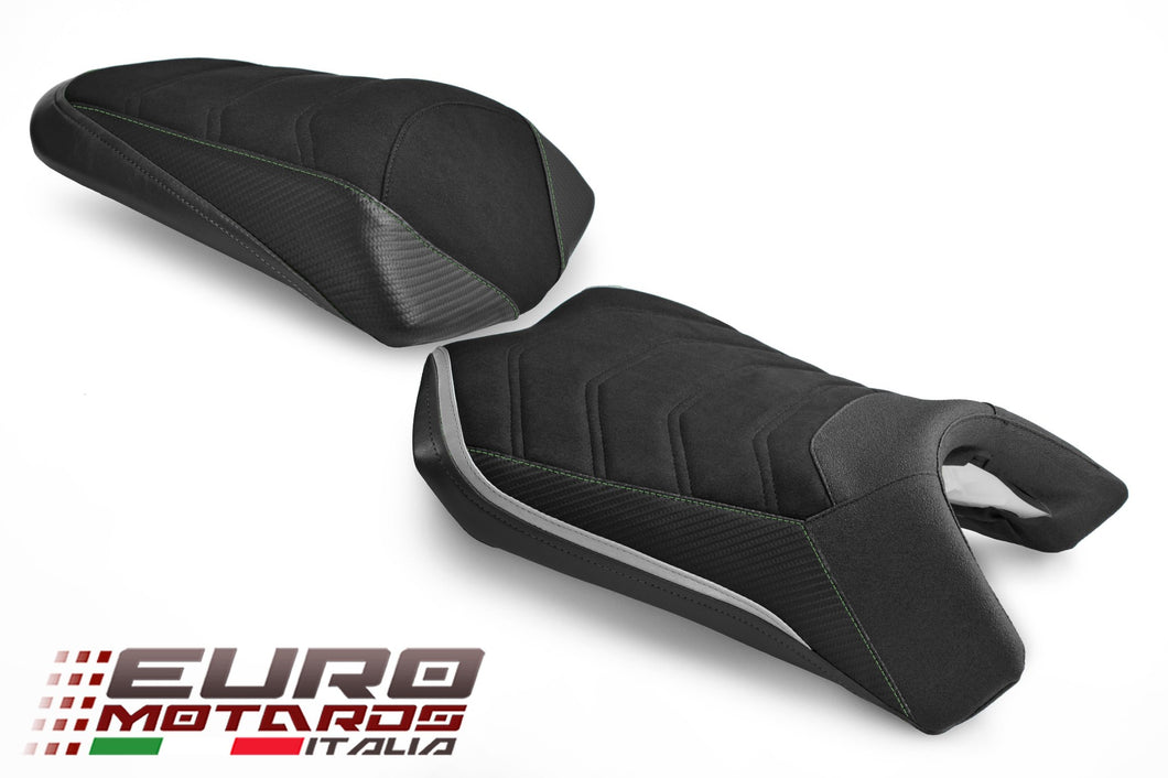 Luimoto Suede Tec-Grip Seat Covers Set For Kawasaki Ninja 1000 Z1000SX 2017-2018