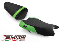 Load image into Gallery viewer, Luimoto Race Tec-Grip/Suede Seat Covers Set For Kawasaki Ninja ZX6R 2013-2018
