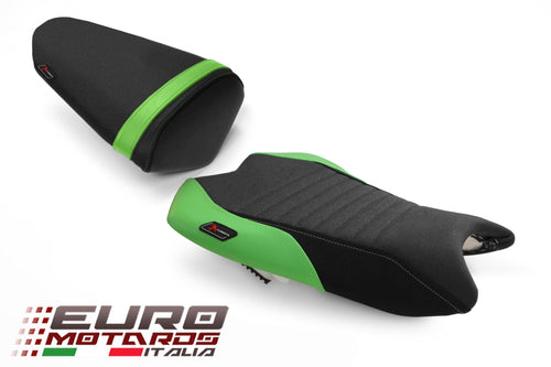 Luimoto Race Tec-Grip/Suede Seat Covers Set For Kawasaki Ninja ZX6R 2013-2018