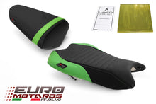 Load image into Gallery viewer, Luimoto Race Tec-Grip/Suede Seat Covers Set For Kawasaki Ninja ZX6R 2013-2018