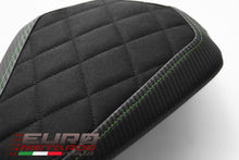 Load image into Gallery viewer, Luimoto Diamond Suede Tec-Grip Seat Covers Set 5 Colors For Kawasaki ZX6R 19-20