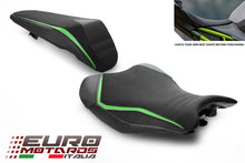 Load image into Gallery viewer, Luimoto Sport Suede Tec-Grip Seat Covers Set Ergo Seat Kawasaki Z900 2020-2023