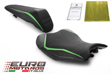Load image into Gallery viewer, Luimoto Sport Suede Tec-Grip Seat Covers Set Ergo Seat Kawasaki Z900 2020-2023