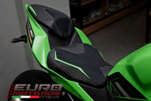 Load image into Gallery viewer, Luimoto Sport Suede Tec-Grip Seat Covers Set For Kawasaki Ninja ZX-25R 2020-2021