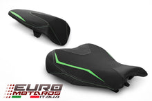 Load image into Gallery viewer, Luimoto Sport Suede Tec-Grip Seat Covers Set For Kawasaki Ninja ZX-25R 2020-2021