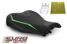 Load image into Gallery viewer, Luimoto Sport Suede Tec-Grip Seat Cover Rider For Kawasaki Ninja ZX-25R 2020-21
