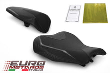 Load image into Gallery viewer, Luimoto Sport Suede Tec-Grip Seat Covers Set For Kawasaki Ninja ZX-25R 2020-2021