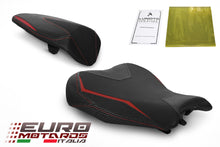 Load image into Gallery viewer, Luimoto Sport Suede Tec-Grip Seat Covers Set For Kawasaki Ninja ZX-25R 2020-2021