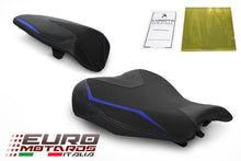 Load image into Gallery viewer, Luimoto Sport Suede Tec-Grip Seat Covers Set For Kawasaki Ninja ZX-25R 2020-2021