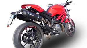 Ducati Monster 1100 2009-2010 GPR Exhaust Systems Furore Dual Slipon Silencers
