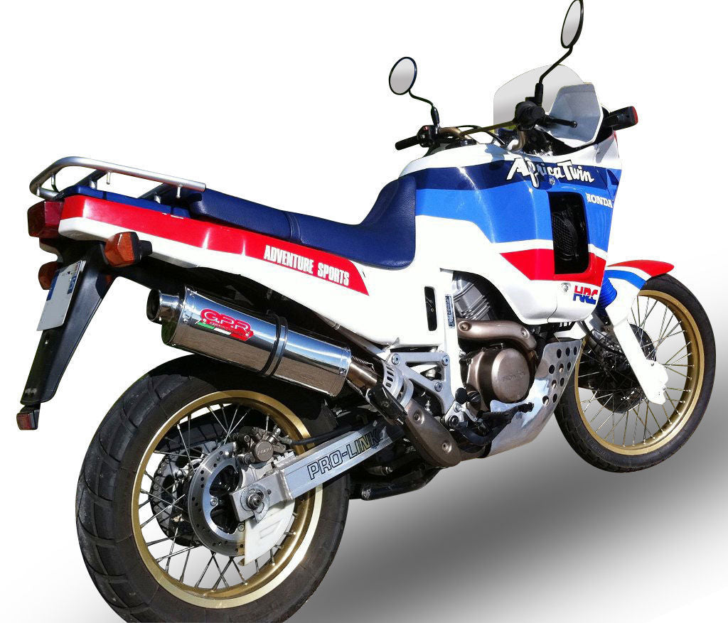Honda Africa Twin 650 88-89 GPR Exhaust Systems Trioval Slipon Muffler Silencer