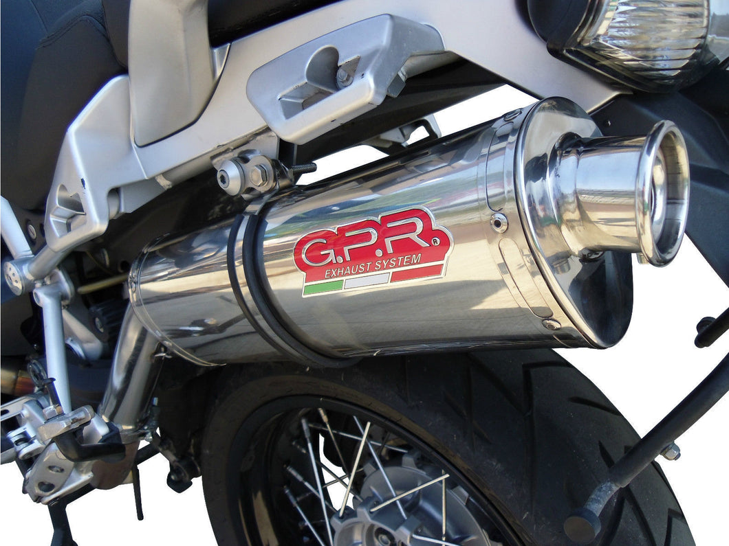 Moto Guzzi Stelvio 1200 4V GPR Exhaust Systems Trioval Slipon Muffler Silencer
