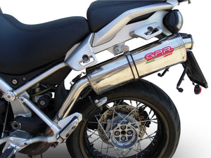 Moto Guzzi Stelvio 1200 4V GPR Exhaust Systems Trioval Slipon Muffler Silencer