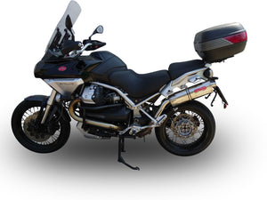 Moto Guzzi Stelvio 1200 4V GPR Exhaust Systems Trioval Slipon Muffler Silencer