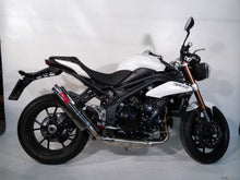 Load image into Gallery viewer, Triumph Speed Triple 11-14 Single Low GPR Exhaust Systems Trioval Slipon Muffler