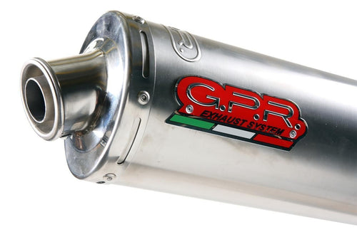 Kawasaki ZX10R ZX 10 04-05 GPR Exhaust Systems SS Oval Slipon Muffler Silencer