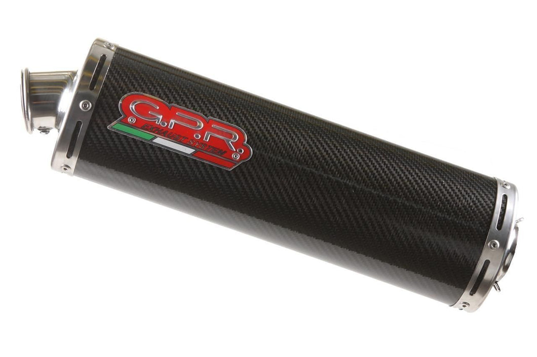 Kawasaki ER5 97-03 GPR Exhaust Systems Carbon Oval Slipon Muffler Silencer